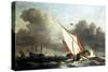 Dutch Shipping Offshore in a Rising Gale-Willem Van De, The Younger Velde-Stretched Canvas
