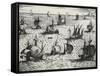 Dutch Ships, 18th Century-null-Framed Stretched Canvas
