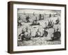Dutch Ships, 18th Century-null-Framed Giclee Print