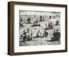 Dutch Ships, 18th Century-null-Framed Giclee Print