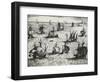 Dutch Ships, 18th Century-null-Framed Giclee Print