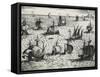 Dutch Ships, 18th Century-null-Framed Stretched Canvas
