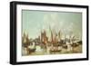 Dutch Ships at Dordrecht Harbour-Hendrick De Meyer-Framed Giclee Print