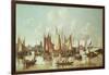 Dutch Ships at Dordrecht Harbour-Hendrick De Meyer-Framed Giclee Print