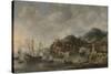Dutch Ships in a Foreign Port-Jan Abrahamsz. Beerstraten-Stretched Canvas