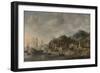 Dutch Ships in a Foreign Port-Jan Abrahamsz. Beerstraten-Framed Art Print