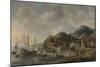 Dutch Ships in a Foreign Port-Jan Abrahamsz. Beerstraten-Mounted Art Print