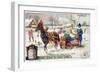 Dutch Sleigh, 17th Century-null-Framed Giclee Print