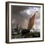 Dutch Small Transport Ship-Simon Jacobsz Vlieger-Framed Giclee Print