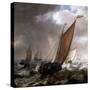 Dutch Small Transport Ship-Simon Jacobsz Vlieger-Stretched Canvas