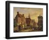 Dutch Street Scene-Willem Koekkoek-Framed Giclee Print