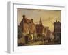 Dutch Street Scene-Willem Koekkoek-Framed Giclee Print