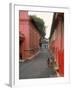 Dutch Style Buildings, Thick-Walled and Various Hues of Salmon Pink Stucco, Malacca, Malaysia-Carl Mydans-Framed Photographic Print