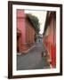 Dutch Style Buildings, Thick-Walled and Various Hues of Salmon Pink Stucco, Malacca, Malaysia-Carl Mydans-Framed Photographic Print