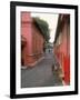 Dutch Style Buildings, Thick-Walled and Various Hues of Salmon Pink Stucco, Malacca, Malaysia-Carl Mydans-Framed Photographic Print