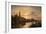 Dutch Sunset Scene, 1873-Charles Euphrasie Kuwasseg-Framed Giclee Print