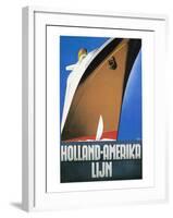 Dutch Travel Poster, 1932-Willem Ten Broek-Framed Giclee Print