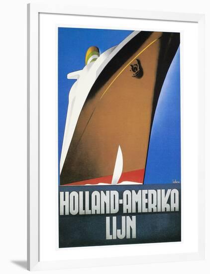 Dutch Travel Poster, 1932-Willem Ten Broek-Framed Giclee Print