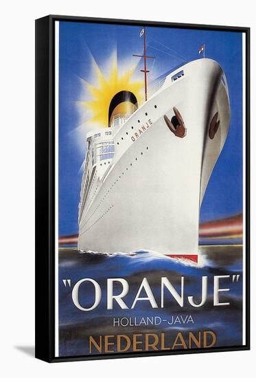 Dutch Travel Poster, 1939-Jean Walther-Framed Stretched Canvas