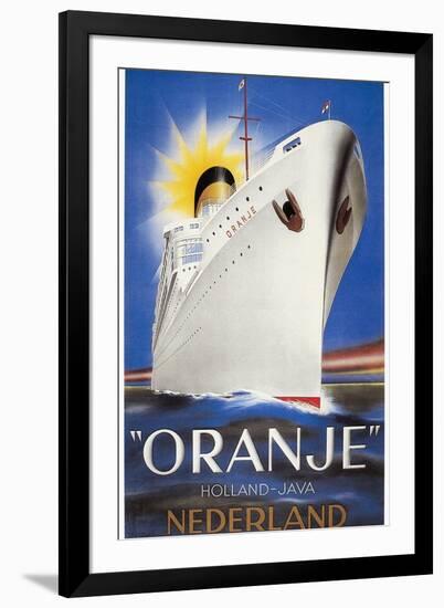 Dutch Travel Poster, 1939-Jean Walther-Framed Giclee Print