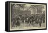 Dutch Troops Embarking at Rotterdam for Sumatra-null-Framed Stretched Canvas