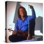 Dutch Violinist Andre Rieu Relaxing, Taking Practice Break with Violin-Ted Thai-Stretched Canvas