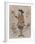 Dutch VOC employee in Nagasaki, c.1700-Japanese School-Framed Giclee Print