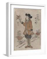 Dutch VOC employee in Nagasaki, c.1700-Japanese School-Framed Giclee Print