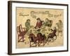 Dutch VOC Employees Being Served a Meal by Javanese Servants at Deshima, 1790-1810-null-Framed Giclee Print