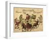 Dutch VOC Employees Being Served a Meal by Javanese Servants at Deshima, 1790-1810-null-Framed Giclee Print