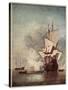 Dutch Warships 1670-Willem van de Velde-Stretched Canvas