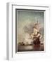 Dutch Warships 1670-Willem van de Velde-Framed Art Print