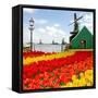 Dutch Windmill of Zaanse Schans-neirfy-Framed Stretched Canvas