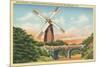 Dutch Windmill, San Francisco-null-Mounted Art Print
