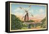 Dutch Windmill, San Francisco-null-Framed Stretched Canvas