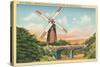 Dutch Windmill, San Francisco-null-Stretched Canvas