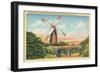 Dutch Windmill, San Francisco-null-Framed Art Print