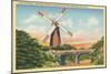 Dutch Windmill, San Francisco-null-Mounted Art Print