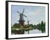 Dutch Windmills, 1884-Eugène Boudin-Framed Giclee Print