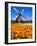 Dutch Windmills and Tulips-Jeni Foto-Framed Photographic Print