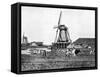 Dutch Windmills, Holland, Late 19th Century-John L Stoddard-Framed Stretched Canvas