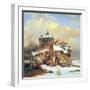 Dutch Winter Scene-Cornelis Kruseman-Framed Giclee Print