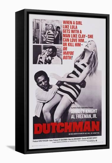 Dutchman, Top L-R: Shirley Knight, Al Freeman Jr., Bottom L-R: Al Freeman, Jr. Shirley Knight, 1967-null-Framed Stretched Canvas