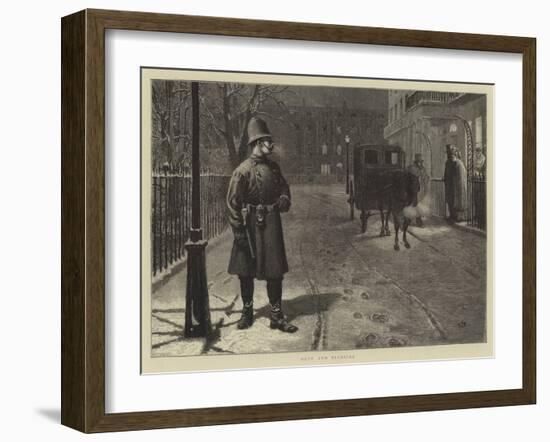 Duty and Pleasure-Charles Green-Framed Giclee Print