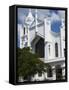 Duval Street, Key West, Florida, United States of America, North America-Robert Harding-Framed Stretched Canvas