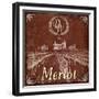 DW Merlot-Karen Williams-Framed Giclee Print