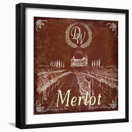 DW Merlot-Karen Williams-Framed Giclee Print