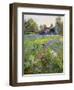 Dwarf Irises and Cottage, 1993-Timothy Easton-Framed Giclee Print