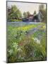 Dwarf Irises and Cottage, 1993-Timothy Easton-Mounted Giclee Print