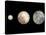 Dwarf Planets Ceres, Pluto, and Eris-Stocktrek Images-Stretched Canvas